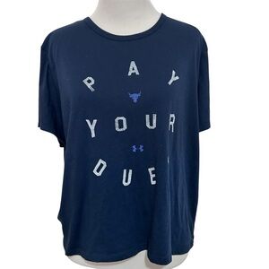 Under armour XL PROJECT rock pay your dues tee